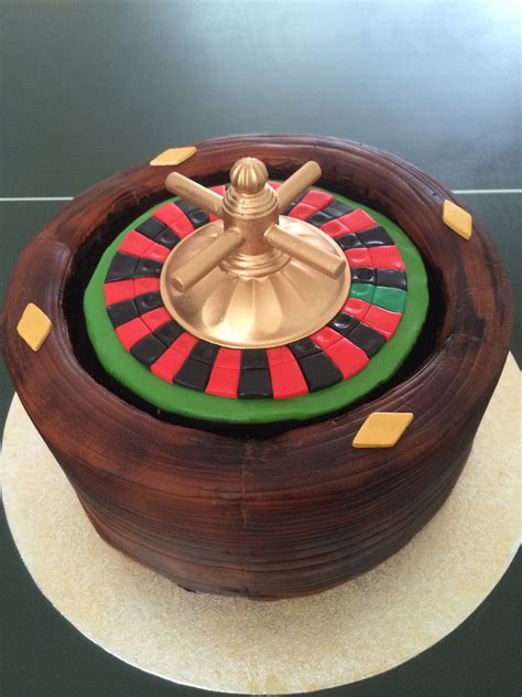 roulette wheel cake